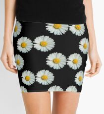 Two white daisies Mini Skirt