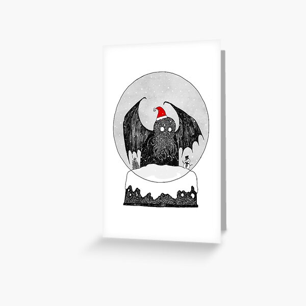 Vista previa del artículo con la obra «Bola de nieve de Cthulhu», diseñado y vendido por djrbennett.