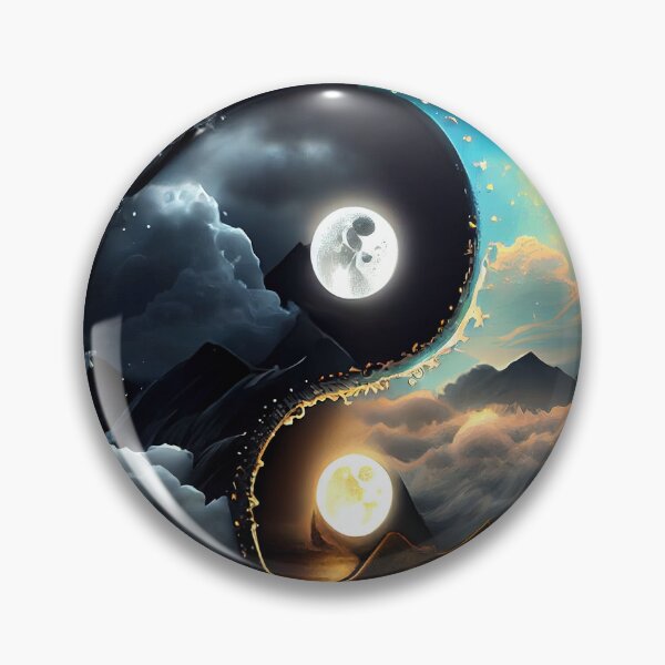 Item preview, Dusk and Dawn Yin-Yang designed and sold by OccultDreams.