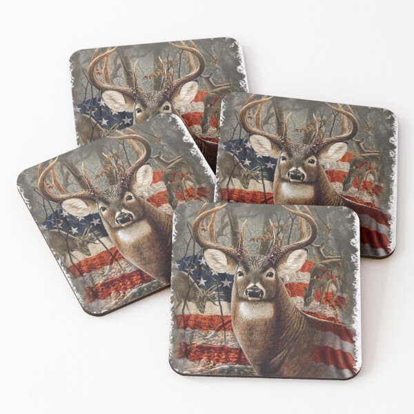 Item preview, Patriotic Deer designed and sold by ChrissMemories.