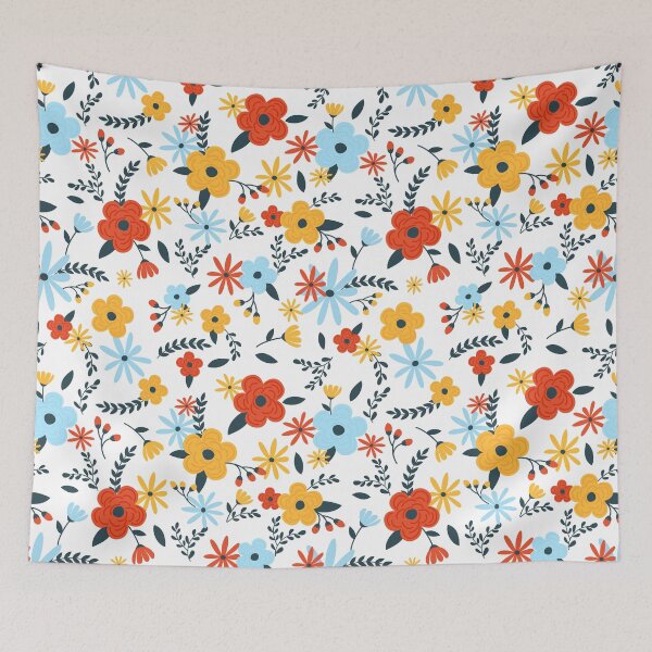 Artikelvorschau, Blumenmuster mit Herbstmotiven entworfen und verkauft von mrhighsky.