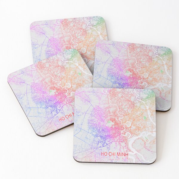 Item preview, Ho Chi Minh City Map of Vietnam - Colorful designed and sold by deMAP.