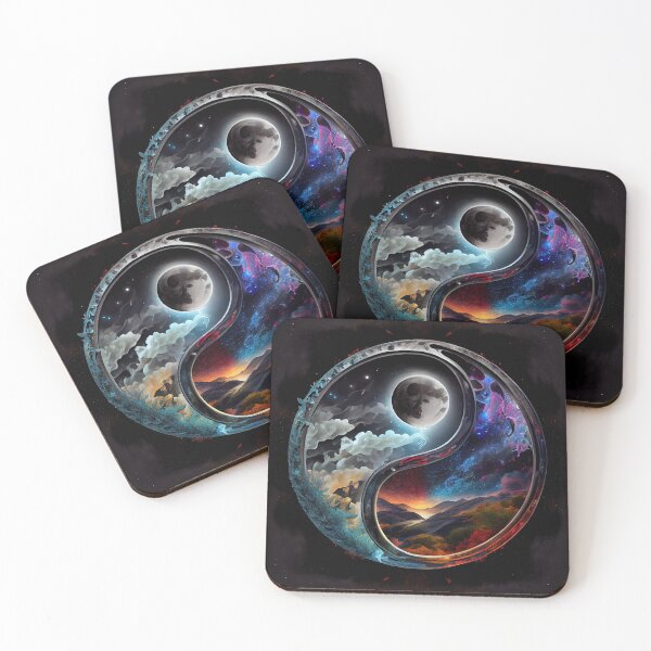 Artikelvorschau, Midnight Galaxy Yin-Yang entworfen und verkauft von OccultDreams.