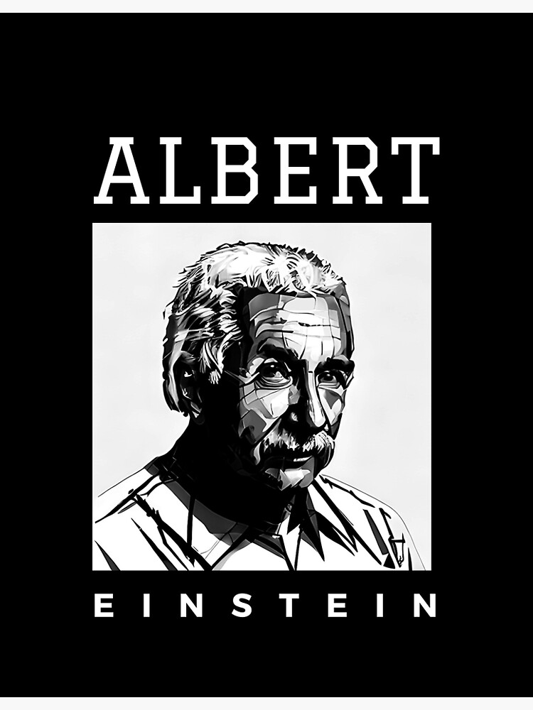Disover Albert Einstein Premium Matte Vertical Poster