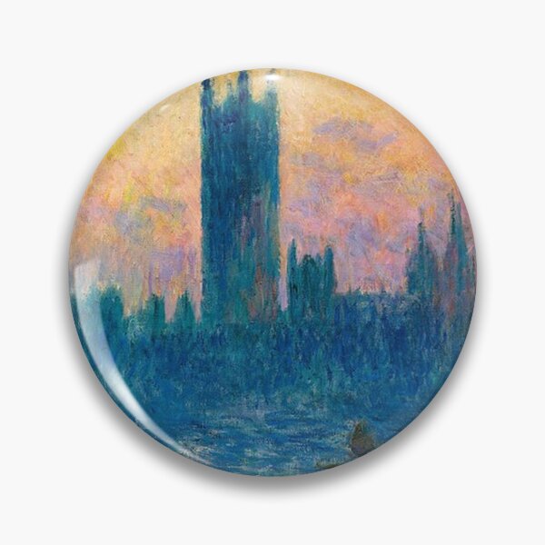 Item preview, The House of Parliment -Sunset by Claude Monet designed and sold by tomorrowsart.