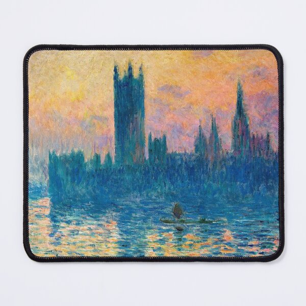 Item preview, The House of Parliment -Sunset by Claude Monet designed and sold by tomorrowsart.