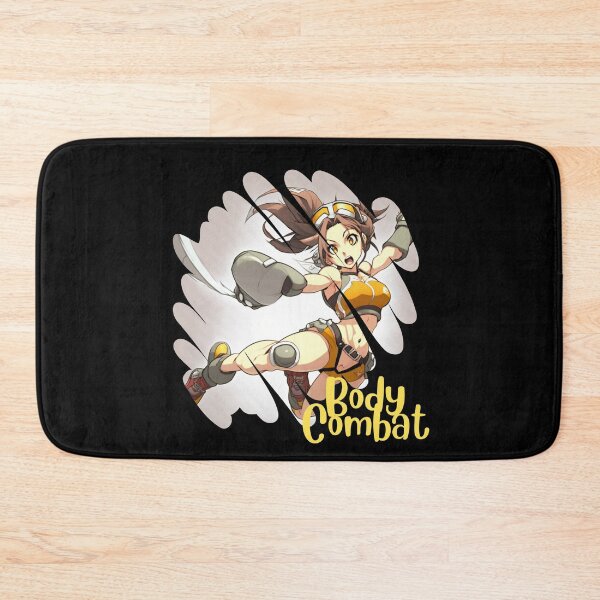 Item preview, Confident Cartoonish Anime Lady Doing Body Combat Punch designed and sold by Cute-Jory-Store.