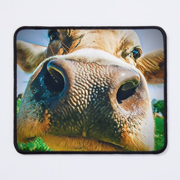 Item preview, Cow Face Art - For a farmer, for a homesteader, for decorating. designed and sold by Wentoo.