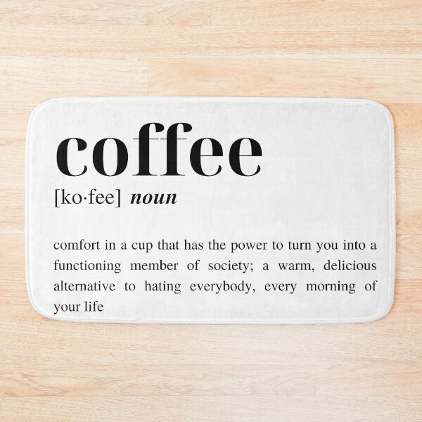 Item preview, Coffee Dictionary Definition - Unique Coffee Quote for Coffee Shop designed and sold by Torii Studio.
