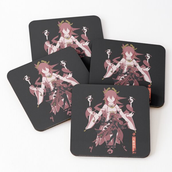 Item preview, Yae Miko Genshin Impact Fanart Poster Art Print designed and sold by ijunk.