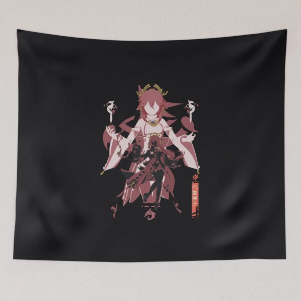 Item preview, Yae Miko Genshin Impact Fanart Poster Art Print designed and sold by ijunk.