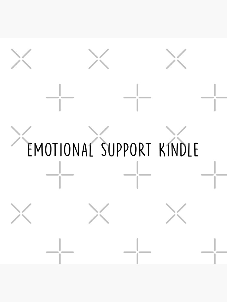 Emotional Support Kindle Pink Sticker for Sale by KMIKBAL7