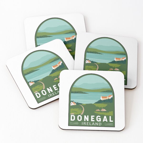 Item preview, Donegal Ireland Travel Retro Emblem designed and sold by KrisSidDesigns.