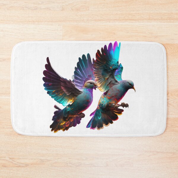 Item preview, Beautifil and Colourful Doves - Art designed and sold by GloriousArtSKD.