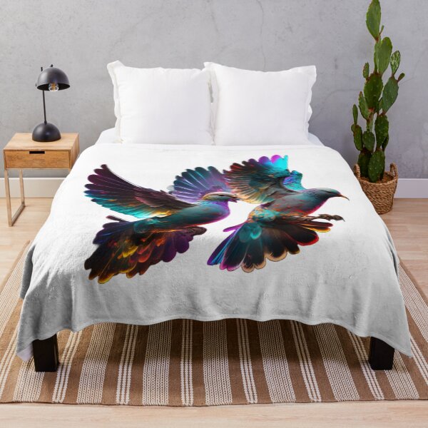 Item preview, Beautifil and Colourful Doves - Art designed and sold by GloriousArtSKD.