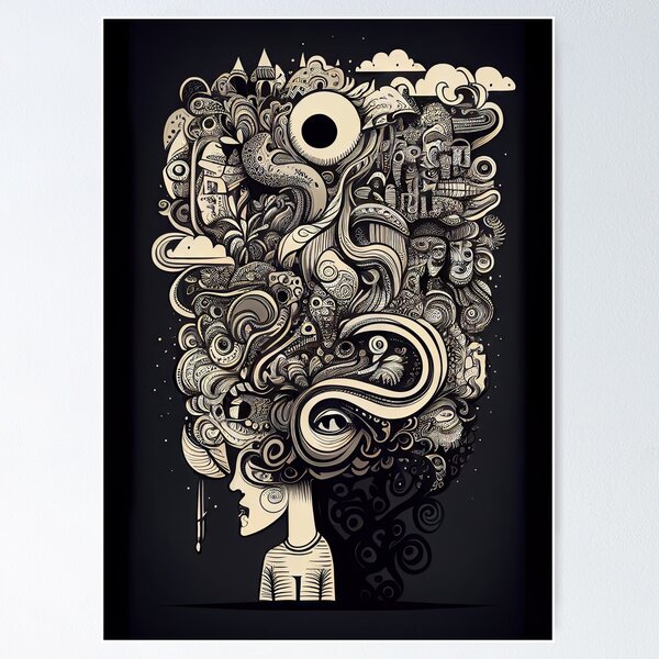 Doodle Art I Poster