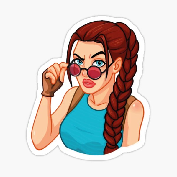 tomb raider rechargé Sticker