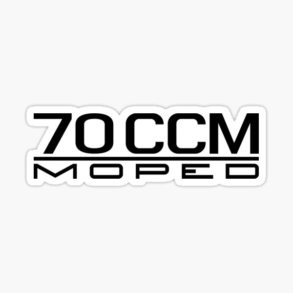 Item preview, 70cc Moped Emblem (Black) designed and sold by VEB Ostladen.