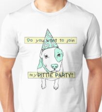 Pittie Party Slim Fit T-Shirt