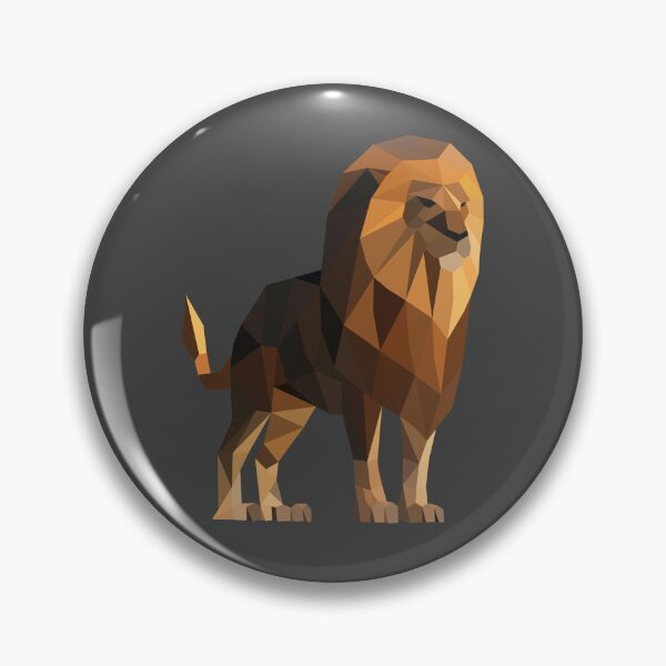Item preview, Low Poly Lion designed and sold by shaldesign.