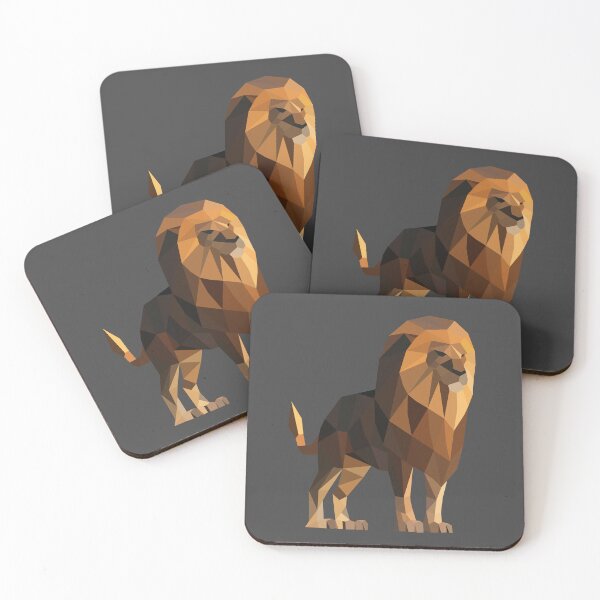 Item preview, Low Poly Lion designed and sold by shaldesign.