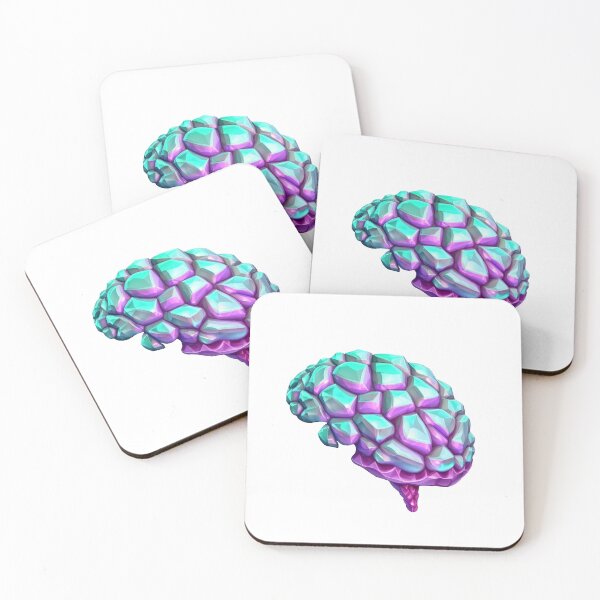 Item preview, Colorful abstract low poly human brain symbol illustration. Brain Art Print, Human Brain Anatomy Art, Psychiatrist Office Decor. designed and sold by Anastasiia Yurevych.