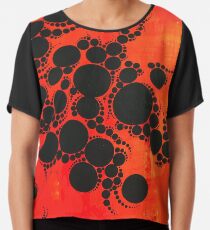 Red Hot by Amelia Caruso Chiffon Top