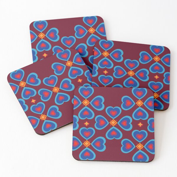 Item preview, Heart pattern retro style 51 designed and sold by Bakkia.