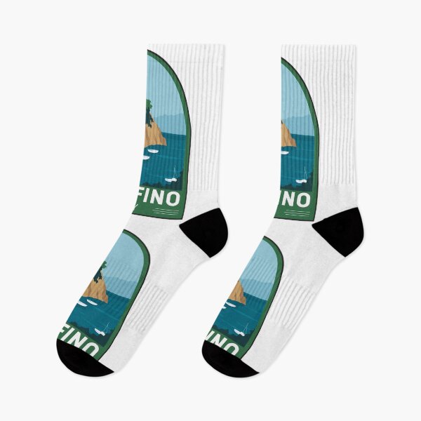 Item preview, Portofino Italy Travel Retro Emblem designed and sold by KrisSidDesigns.