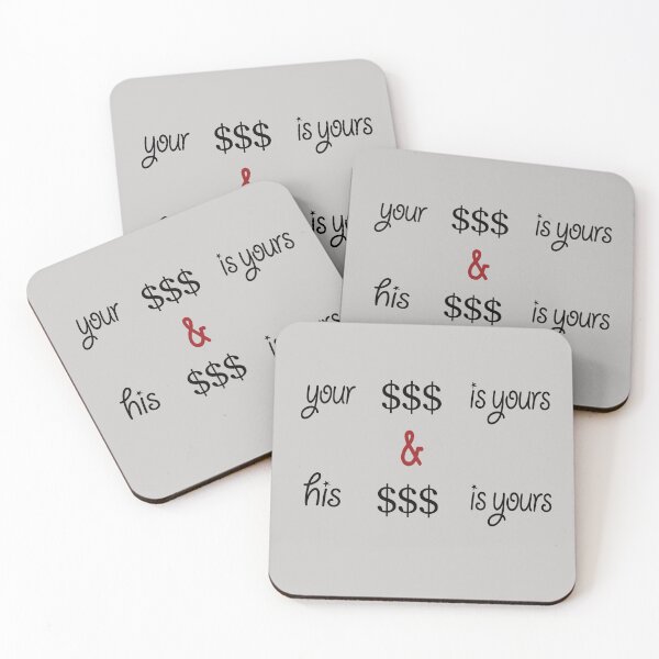 Item preview, Funny your money is yours and his money is yours designed and sold by LiteforART.