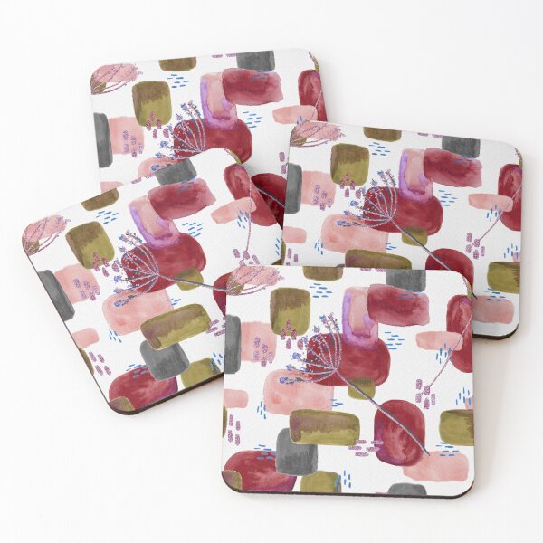 Item preview, Impresión de naturaleza abstracta de acuarela - Coral designed and sold by Andrea Turner.