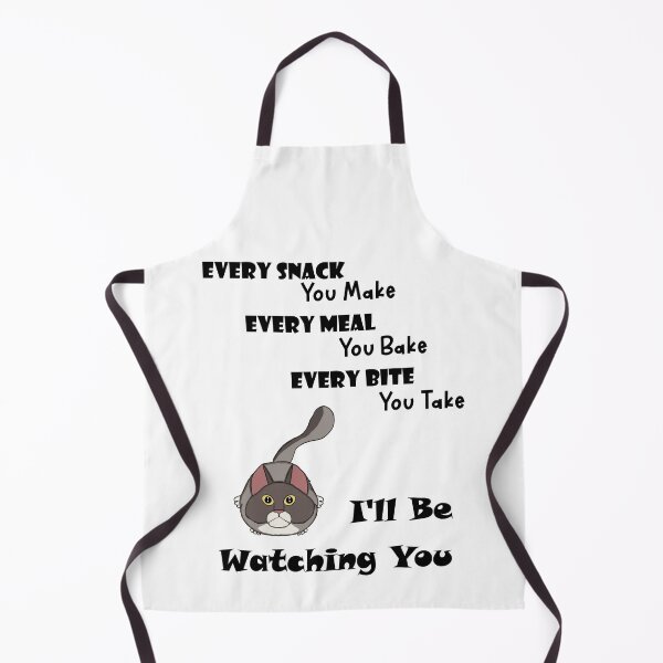Item preview, Every Snack You Make, I'll Be Watching You - Astonished Cat Company - Gift for Cat Owners designed and sold by AstonishedCatCo.