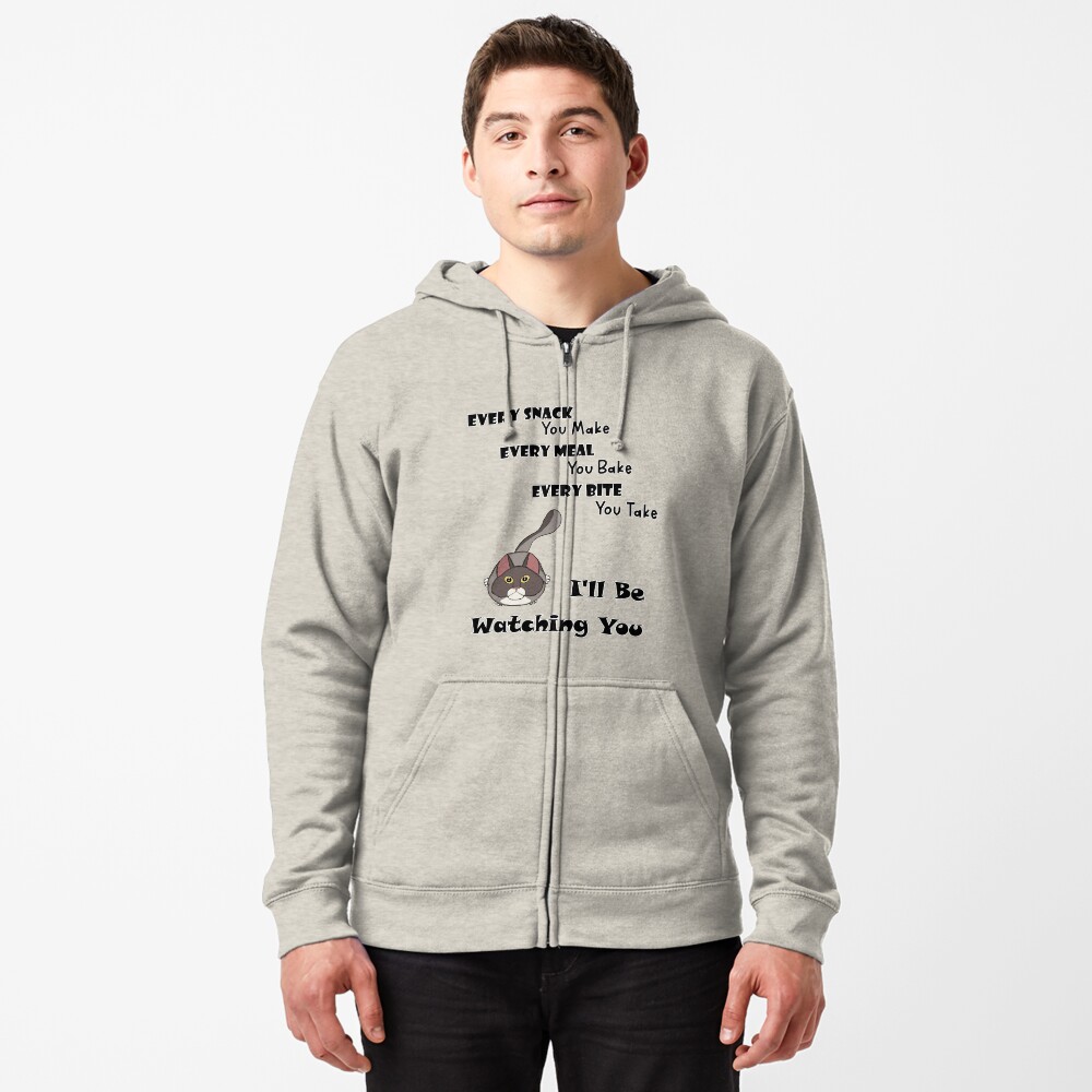 Item preview, Zipped Hoodie designed and sold by AstonishedCatCo.