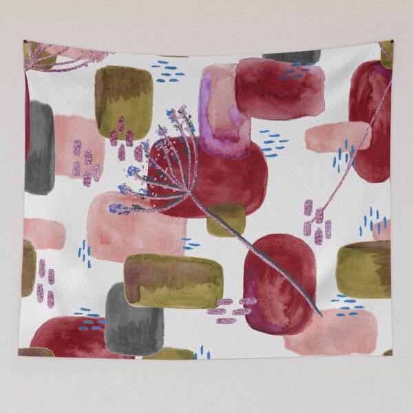 Item preview, Impresión de naturaleza abstracta de acuarela - Coral designed and sold by Andrea Turner.