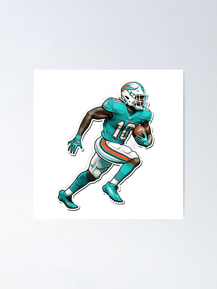 Sport Design Miami Dolphins Poster Vintage Wall Art Home 