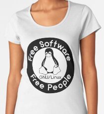 GNU/Linux Women's Premium T-Shirt