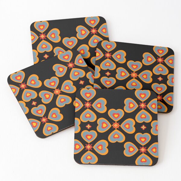 Item preview, Heart pattern retro style 52 designed and sold by Bakkia.