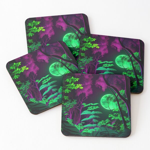 Item preview, Vibrant Neon Woodland designed and sold by mcmtdesigns.