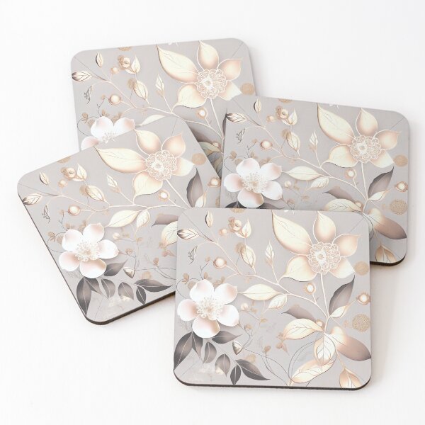 Item preview, Dreamy Delicate Floral Pattern Digital Painting designed and sold by CodeAndColors.