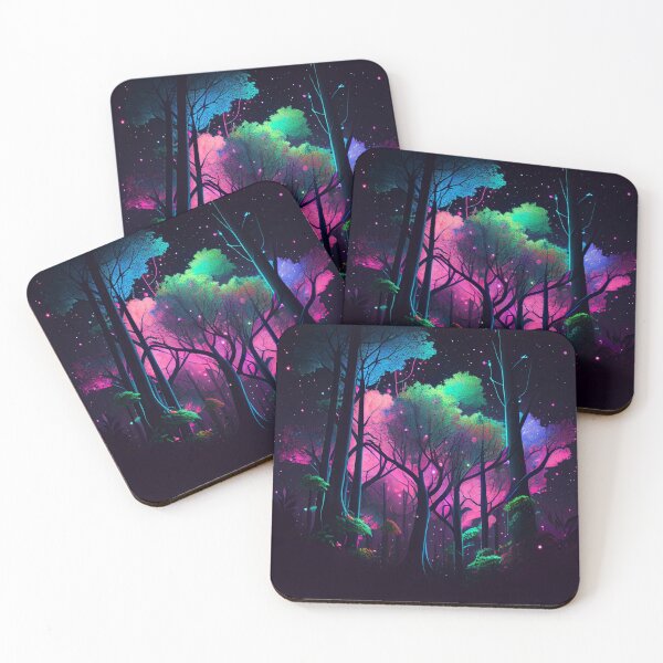 Item preview, Bright Night Forest designed and sold by mcmtdesigns.