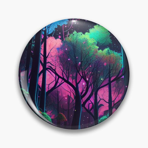 Item preview, Bright Night Forest designed and sold by mcmtdesigns.