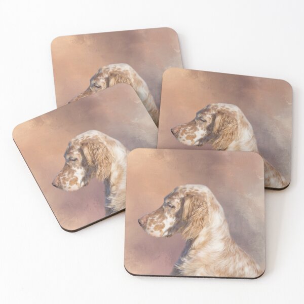 Item preview, Orange Belton English Setter 01 designed and sold by Elisabeth Lucas.