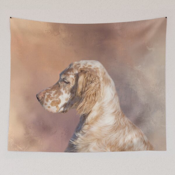 Item preview, Orange Belton English Setter 01 designed and sold by Elisabeth Lucas.
