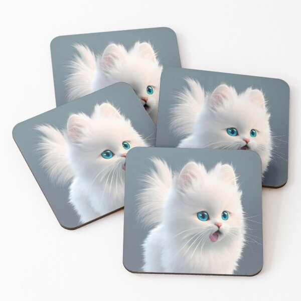 Item preview, White cat designed and sold by childrenlions.