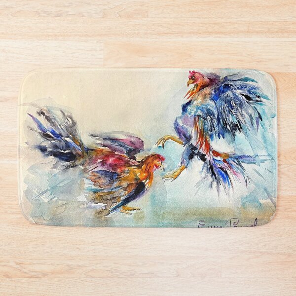 Item preview, Fighting cocks. The roosters are fighting. designed and sold by Elena Reutova.