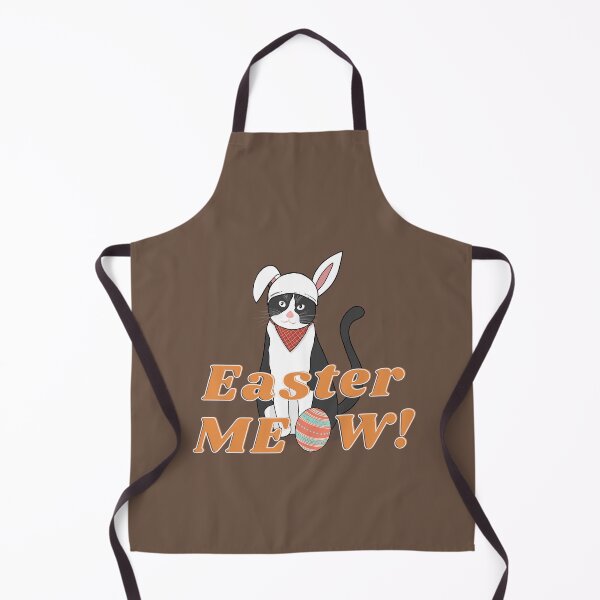 Item preview, Happy Easter Funny cat wearing bunny costume. designed and sold by sirilakk.