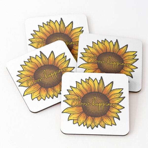 Item preview, Choose happiness sunflower designed and sold by imperfectcreations.