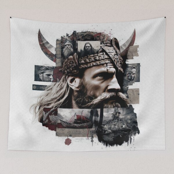 Item preview, Viking Tribe Collage designed and sold by Odd World.