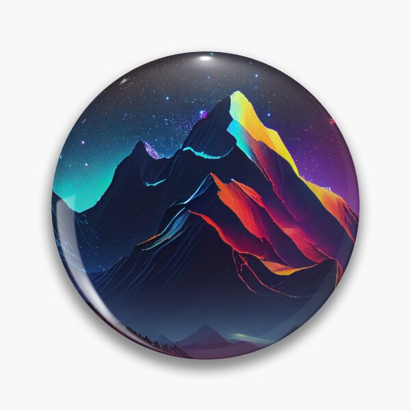 Item preview,  Luminous Neon Peaks  designed and sold by mcmtdesigns.