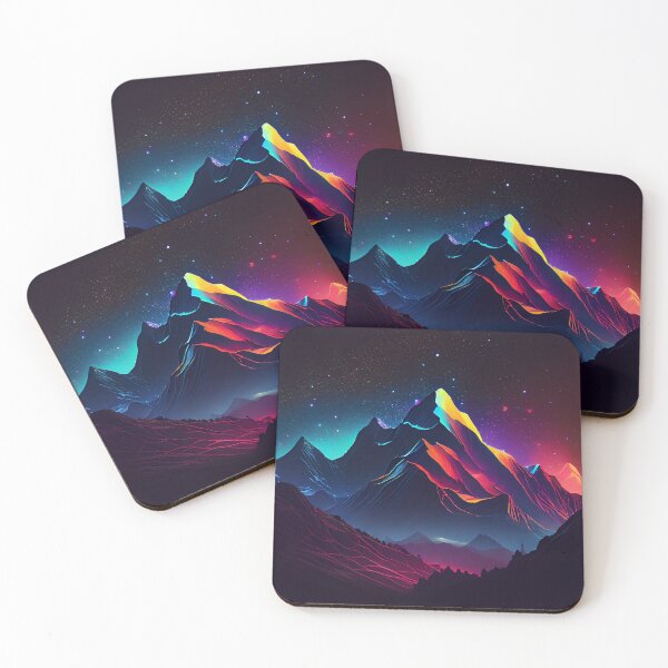 Item preview,  Luminous Neon Peaks  designed and sold by mcmtdesigns.